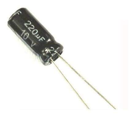 Capacitor Electrolítico 220µF 10V