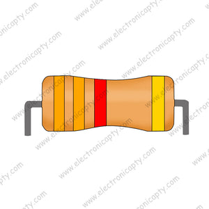 Resistencia de 1/4W 3.3K Ohm