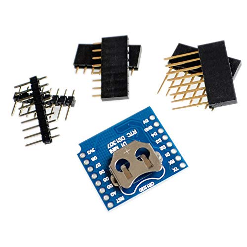 RELOJ EN TIEMPO REAL WEMOS D1 MINI RTC SHIELD DS1307