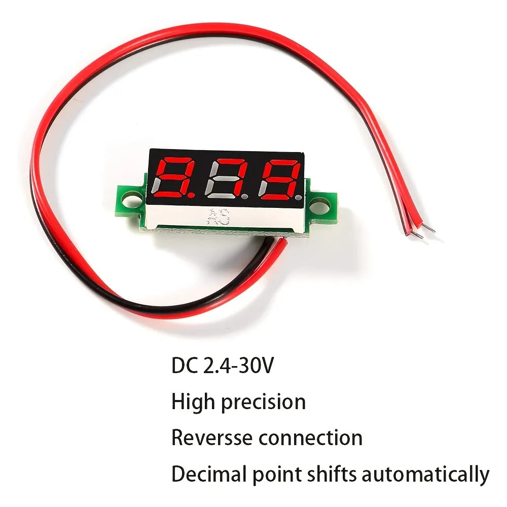 MINI VOLTIMETRO DIGITAL DC 2.4-30V