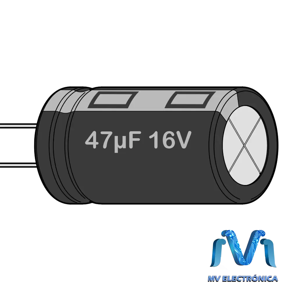 Capacitor Electrolítico 16V 47 uf