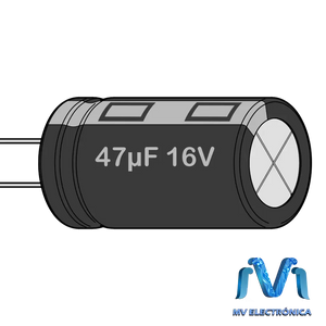 Capacitor Electrolítico 16V 47 uf