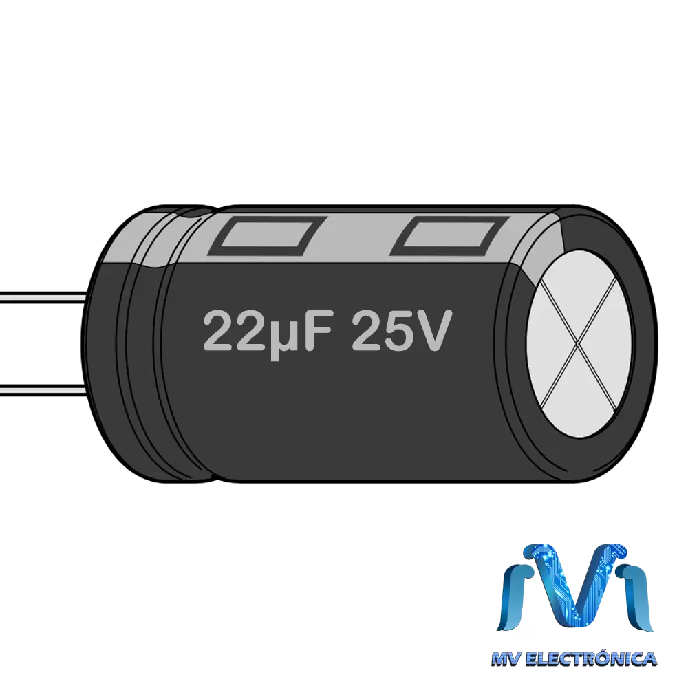 Capacitor Electrolítico  22µF 25V