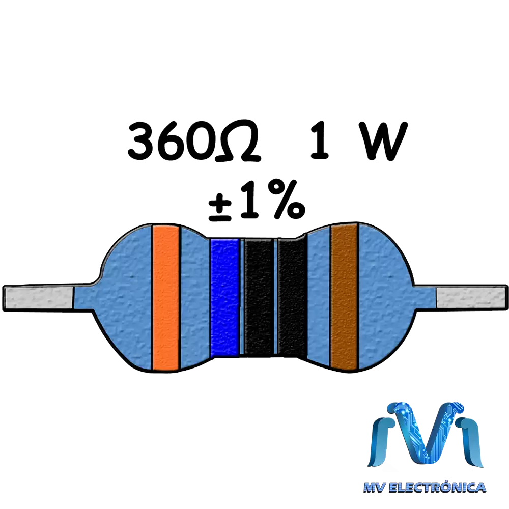 RESISTENCIA 1/2 W 360 OHM