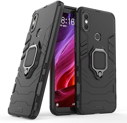 FUNDA PARA TELEFONO XIAOMI MiA1/ Mi A2/ Mi A2 LITE USO RUDO ANILLO