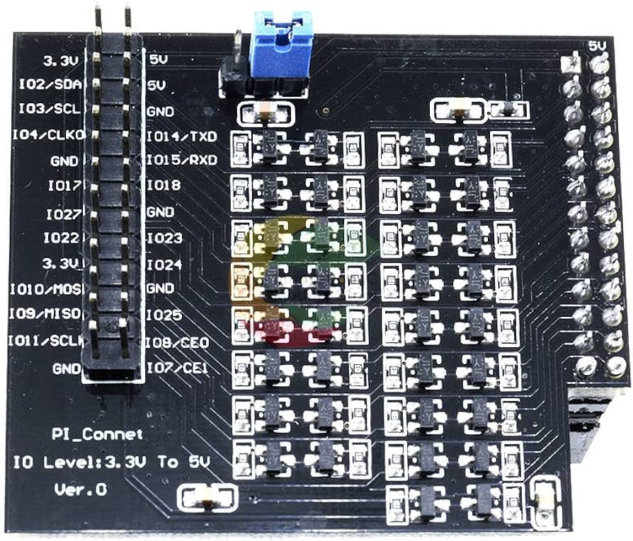 Módulo de conversión de nivel de 16 canales para Raspberry Pi