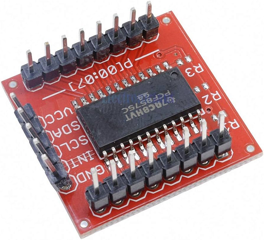 Módulo de protección de extensión PCF8575 PCF8575C IIC I2C I/O, 16 bits, 400kHZ, SMBus, puertos I/O para Arduino