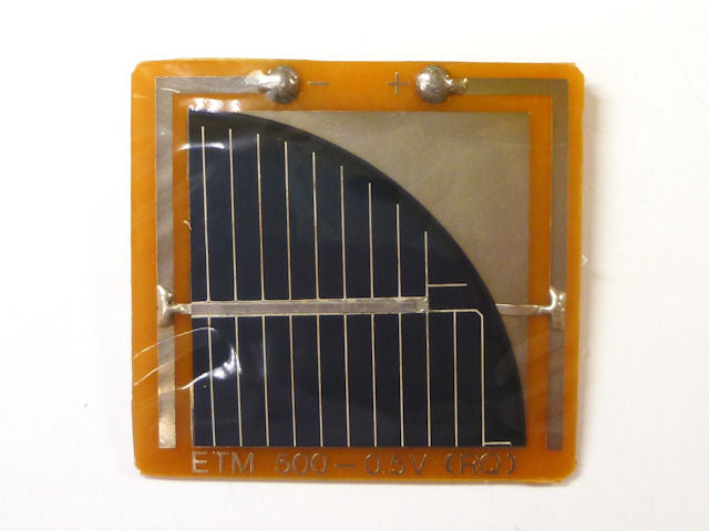 MODULO DE CELDA SOLAR DE SILICIO POLICRISTALINO 0.5 VOLTS 500 Ma