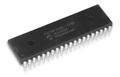 MICROCONTROLADOR, TAMAÑO DE NÚCLEO 8 BITS, MEMORIA FLASH. MODELO PIC18F4550