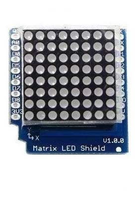 Matrix LED Shield 8x8 con integrado TM1640