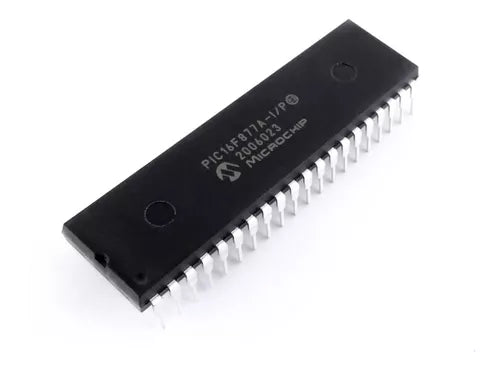 MICROCONTROLADOR MICROCHIP, CAPACIDAD DE RAM 368 X 8 BYTES. MODELO PIC16F877A I/P