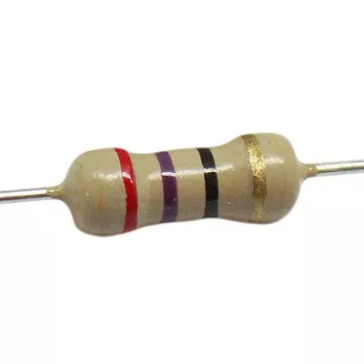 Resistencia de 1/4W  27 ohm