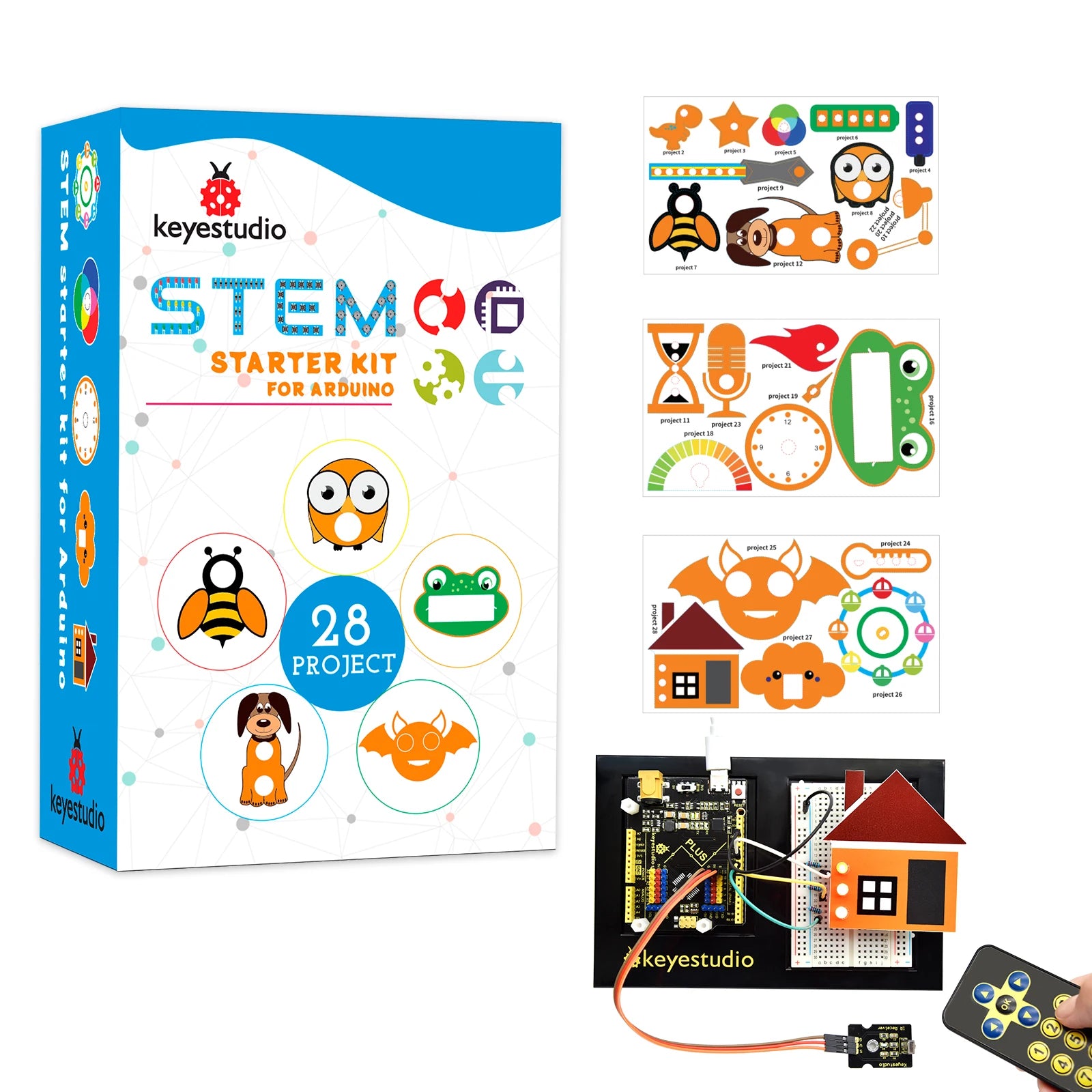 STEM STARTER KIT FOR ARDUINO 28 PROJECTS