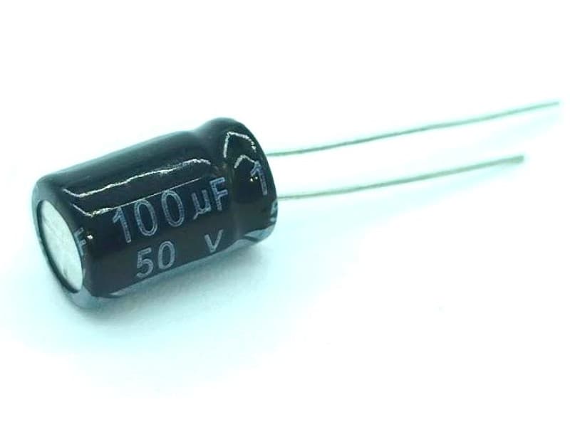 Capacitor Electrolitico 100 uf 50v