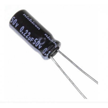 Capacitor Electrolítico 0.22 µF 50V