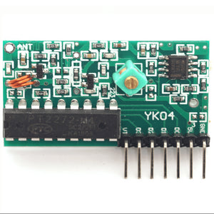 MÓDULO RECEPTOR Y TRANSMISOR RF DE 4 CANALES
