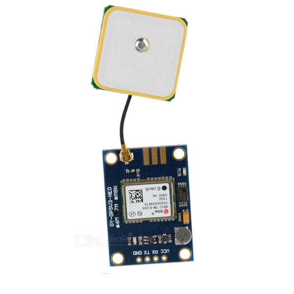 Módulo GPS Ublox NEO-7M-000 con memoria EEPROM 3V-5V