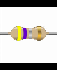 CRESISTENCIAS DE CAPA DE CARBONO  DE 1/2  W 47K  OHM  5%