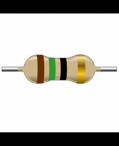 CRESISTENCIAS DE CAPA DE CARBONO  DE 1/2 W 15 OHM  5%