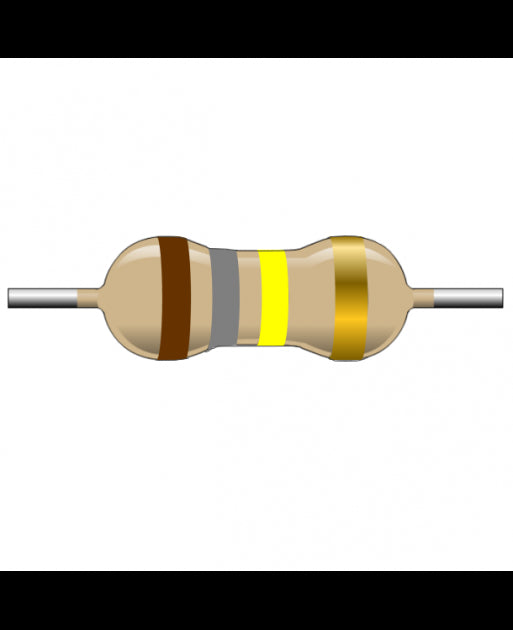 CRESISTENCIAS DE CAPA DE CARBONO  DE 1/2 W 180 K OHM  5%