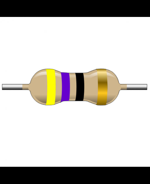 CRESISTENCIAS DE CAPA DE CARBONO  DE 1/2 W 47  OHM  5%