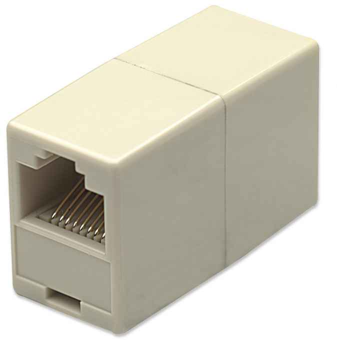 ADAPTADOR UNION ETHERNET LINEA RJ45 HEMBRA-HEMBRA