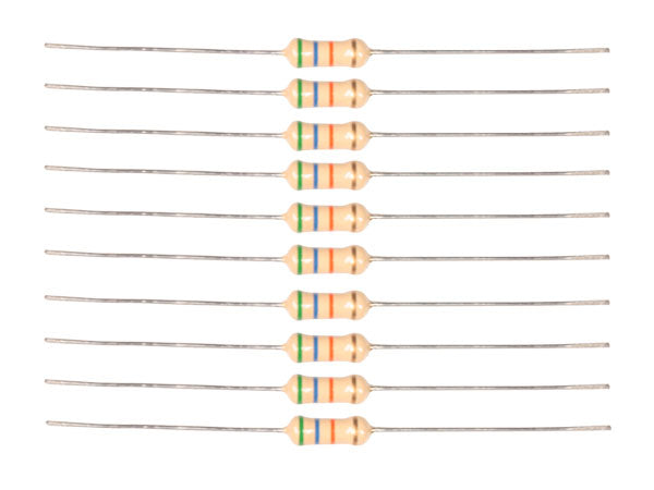 CRESISTENCIAS DE 1/2 W 36K OHMS 5%