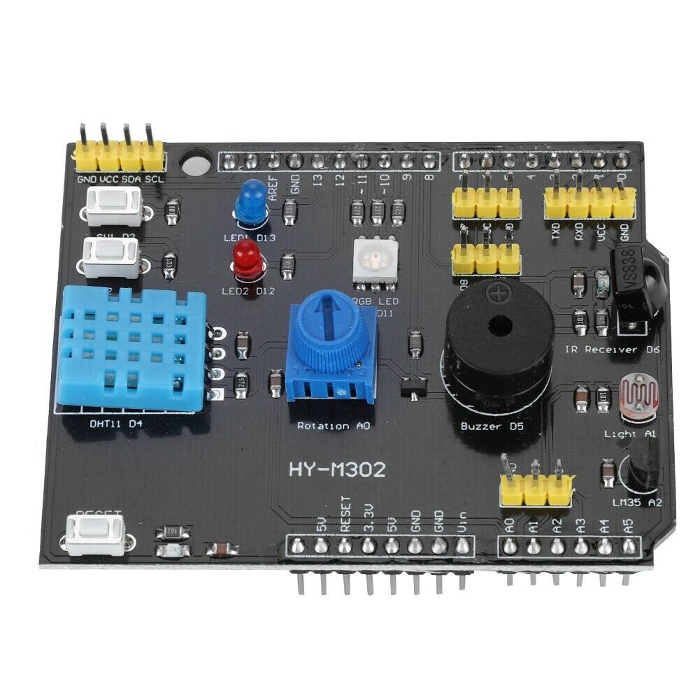 Shield multifuncional 9 en 1 compatible arduino. YwRobot