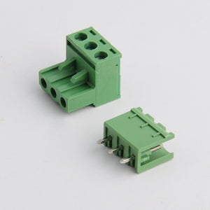 Conector con bloqueo de tornillo PCB hembra 5.08 mm de 3 pines